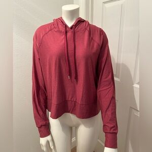 Old navy active cloud motion small red pullover with hoodie